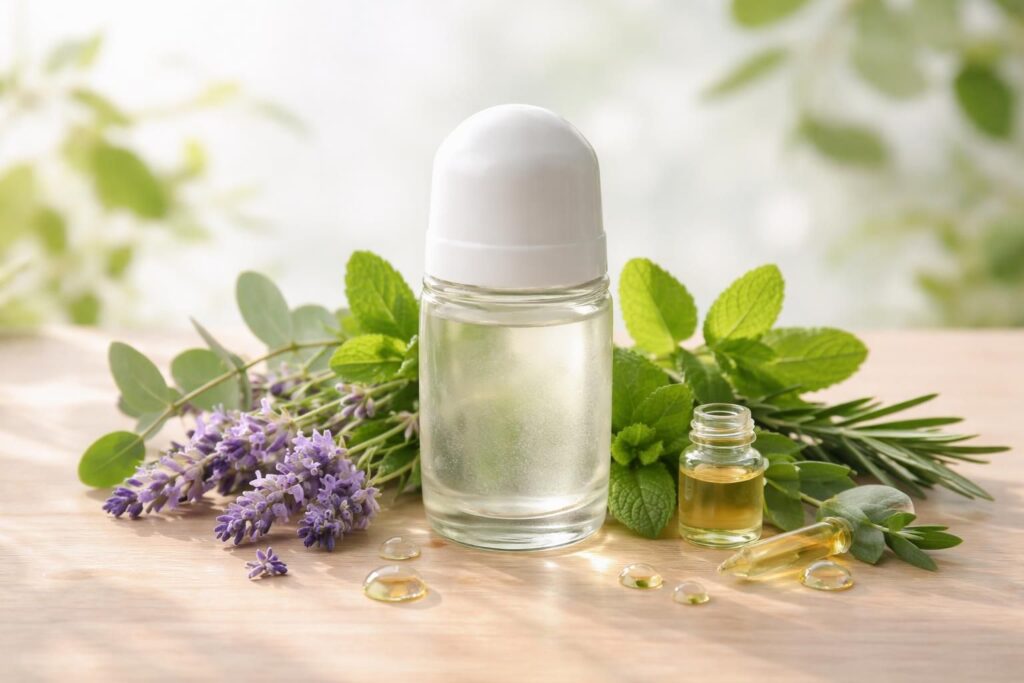 découvrez comment l'anti transpirant à l’huile essentielle offre une solution naturelle et efficace pour combattre la sueur tout en respectant votre peau.
