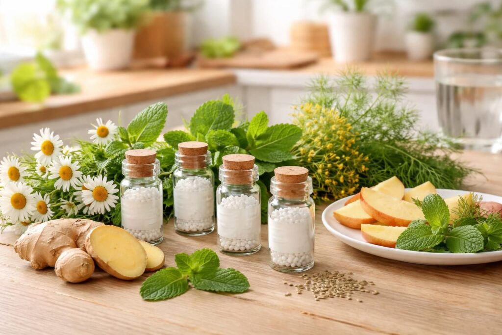 découvrez les remèdes d'homéopathie efficaces pour apaiser naturellement les troubles digestifs et soulager les maux d'estomac en douceur.