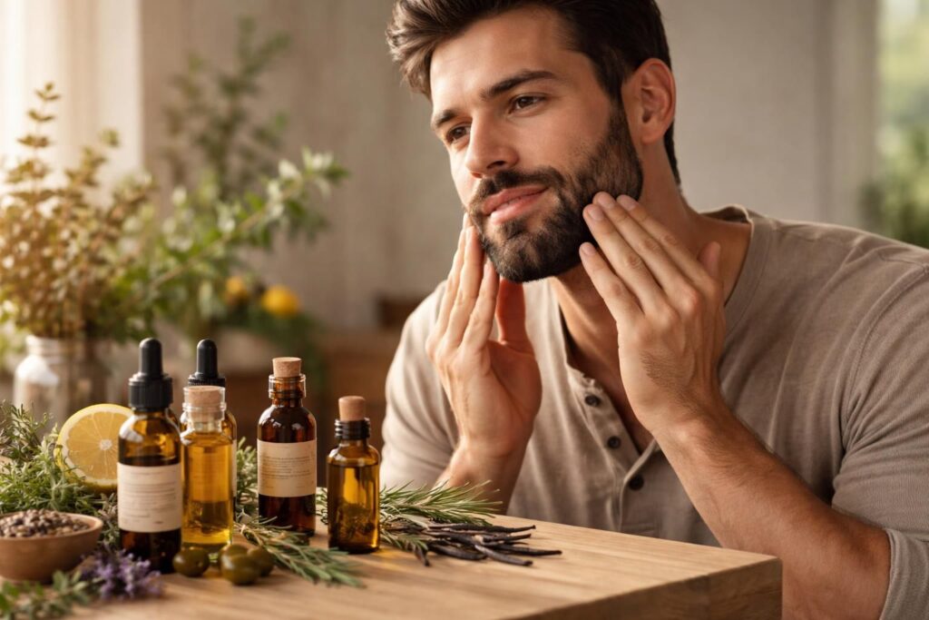 découvrez comment associer barbe et huiles essentielles pour un soin naturel, efficace et revitalisant, favorisant la croissance et la santé de votre barbe.