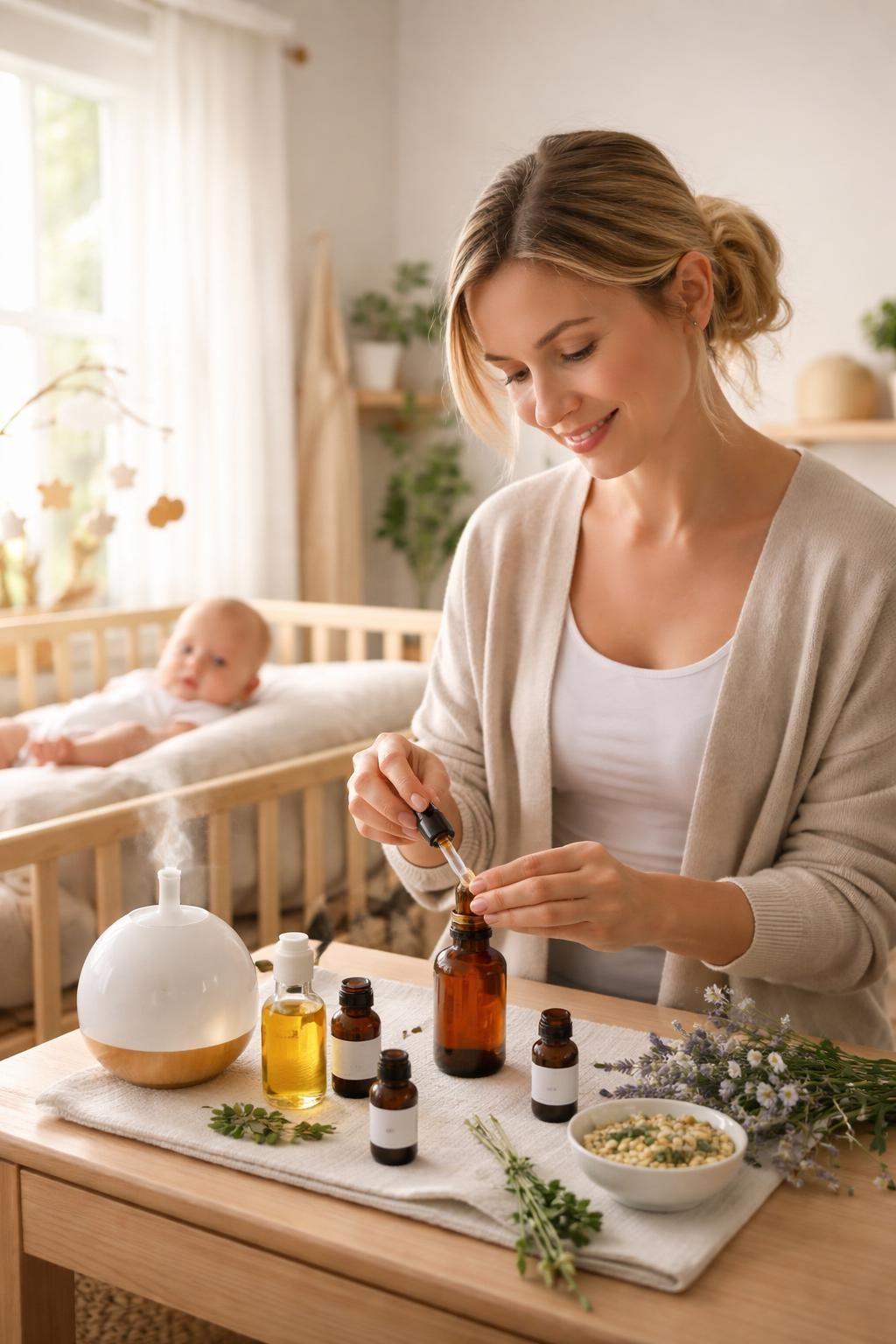 découvrez à partir de quel âge il est sans risque d'utiliser les huiles essentielles, et comment les intégrer en toute sécurité dans votre routine.