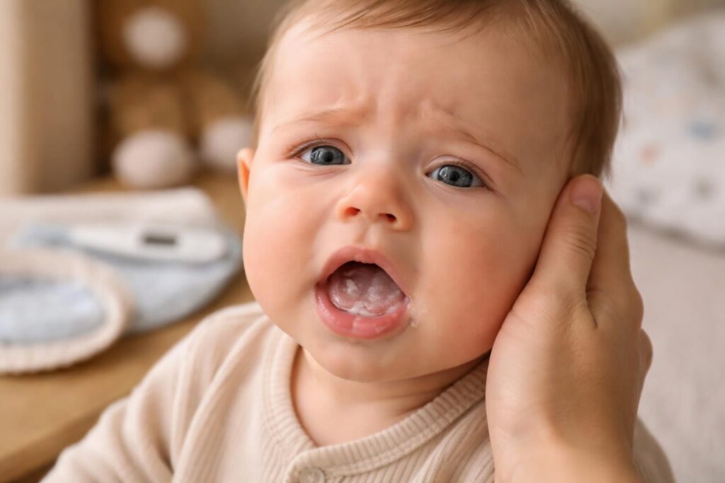 découvrez les symptômes du muguet chez le bébé pour mieux reconnaître cette infection buccale et savoir quand consulter un médecin.