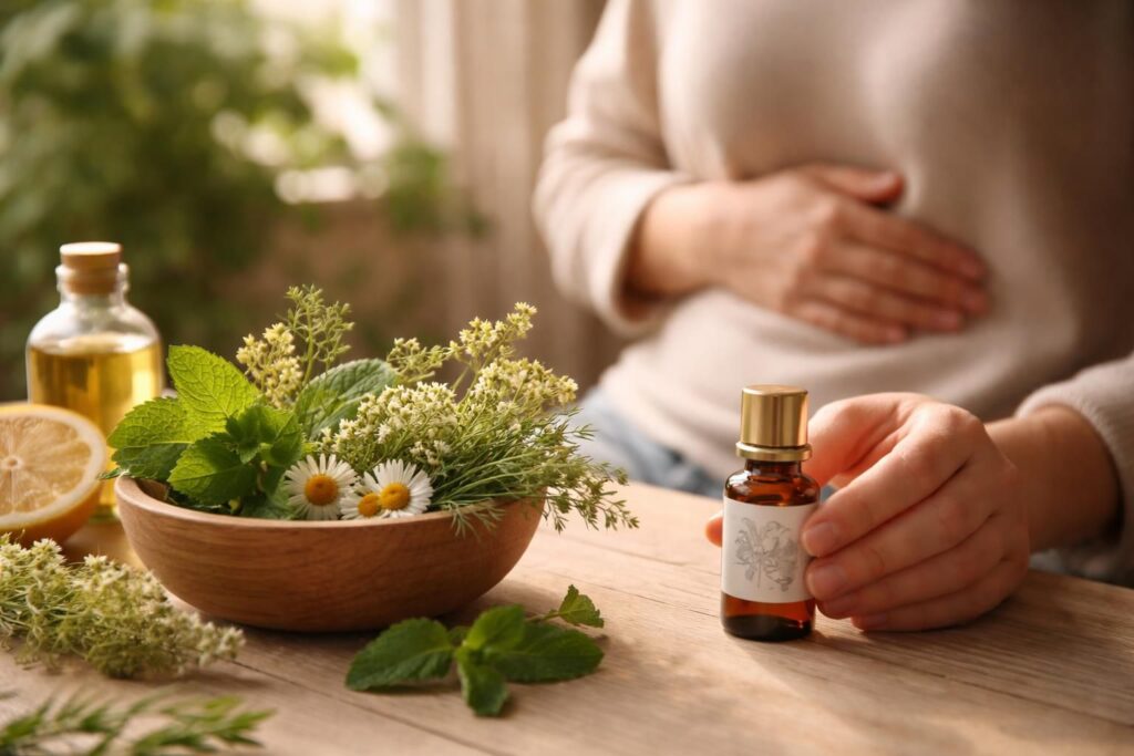 découvrez comment les huiles essentielles peuvent soulager les troubles digestifs et apaiser votre ventre en cas de digestion difficile grâce à leurs propriétés naturelles.