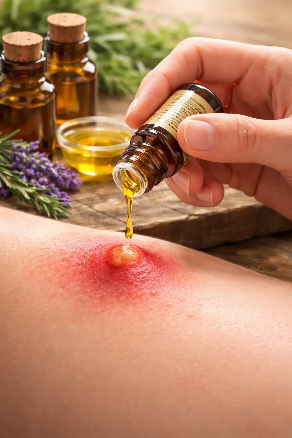 découvrez quelles huiles essentielles utiliser pour apaiser l'inflammation causée par un furoncle et favoriser une guérison naturelle efficace.