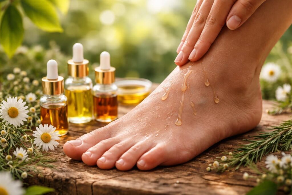 découvrez quelles huiles essentielles choisir pour hydrater naturellement et efficacement les pieds secs, et retrouvez confort et douceur au quotidien.