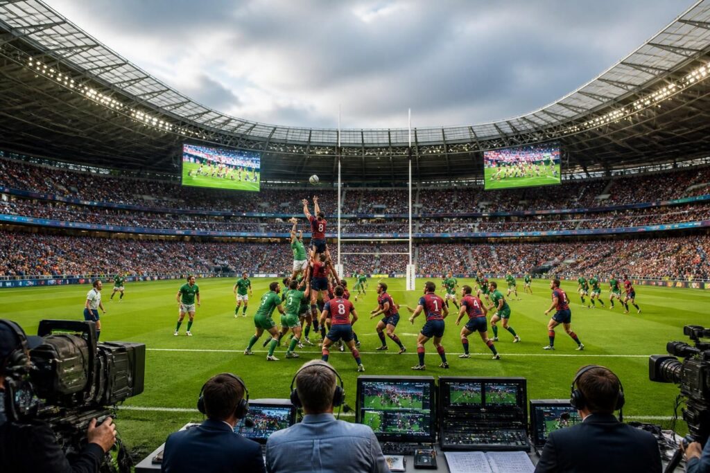 découvrez où suivre en direct les matchs de rugby aujourd'hui et ce soir. ne manquez aucune action avec notre guide complet des chaînes et plateformes de diffusion en live.
