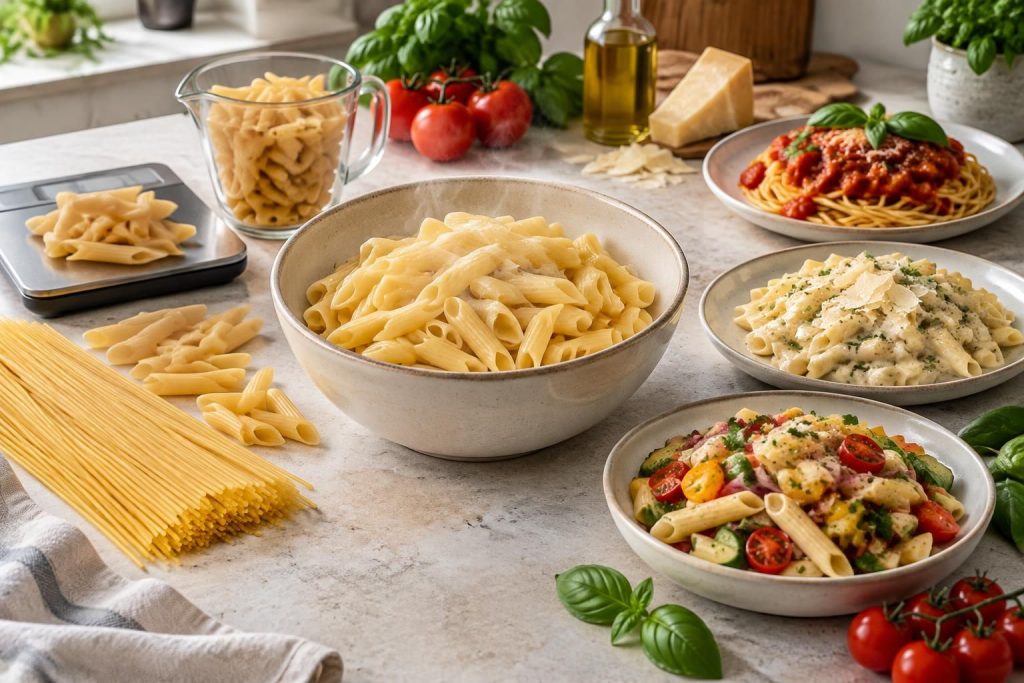découvrez le nombre de calories des pâtes crues et cuites, et comparez les recettes populaires pour mieux équilibrer vos repas.