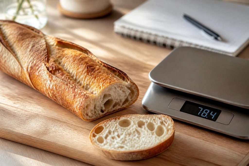 découvrez le nombre de calories dans une baguette, 100g de pain ou une tranche, pour mieux gérer votre alimentation au quotidien.
