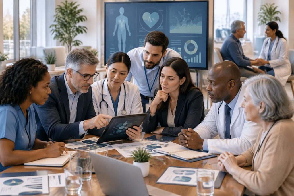 découvrez qui sont les membres de la health transformation alliance et quelles missions elle mène pour transformer le système de santé.