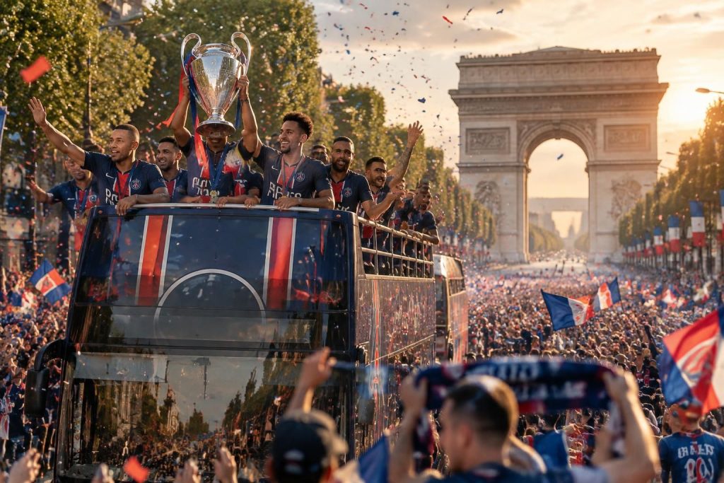 découvrez les traditions de la parade du psg en cas de victoire et revivez les moments marquants qui font vibrer les supporters parisiens.